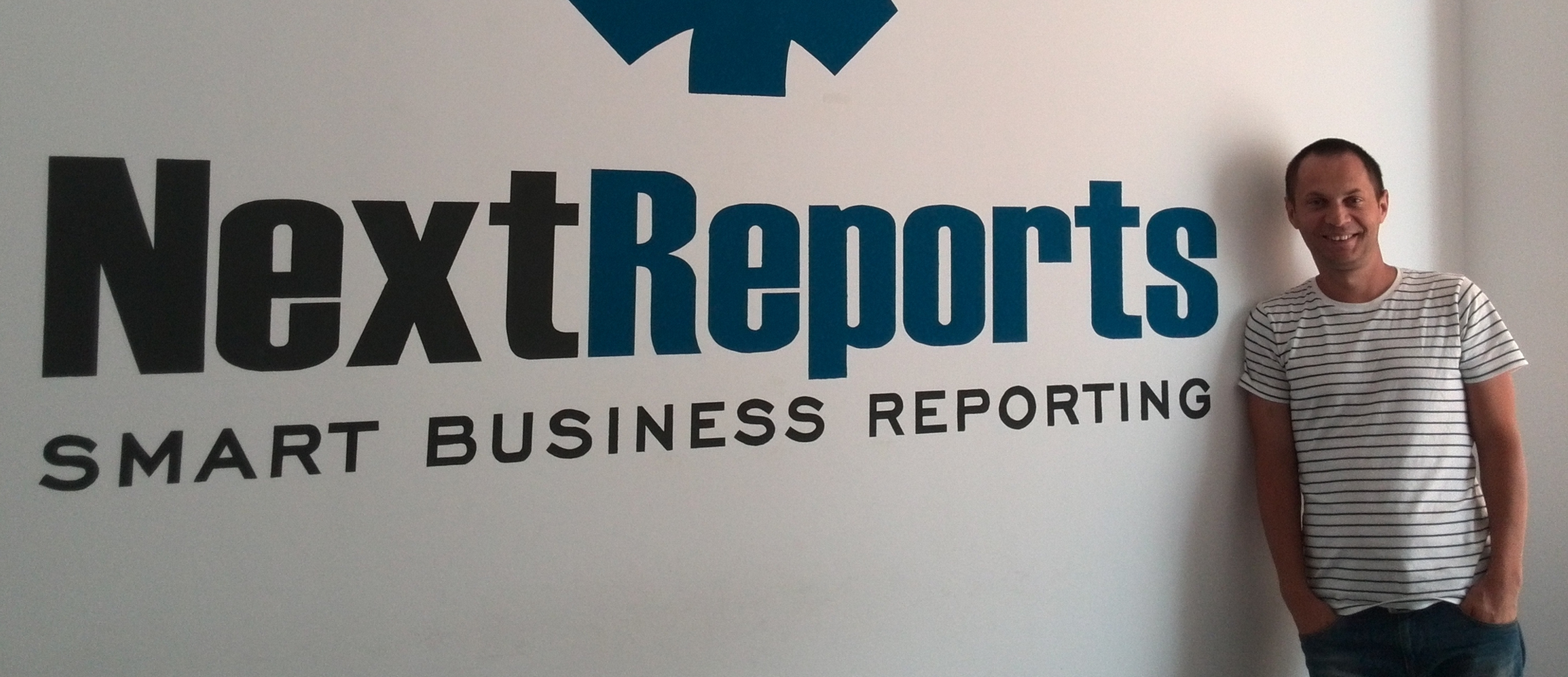Decebal Suiu with NextReports branding